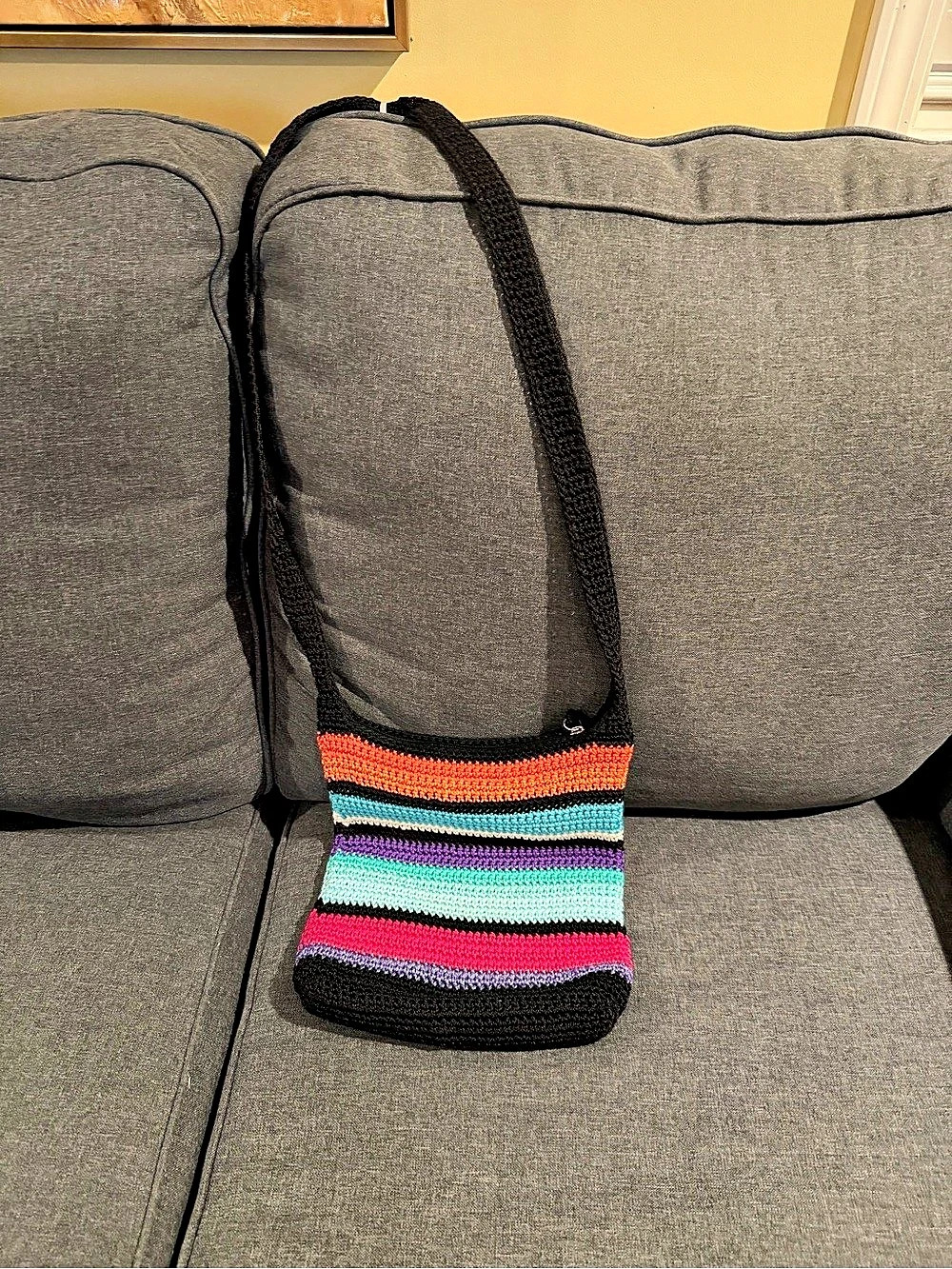 the sak Striped Multicolor Crossbody Bag Like New
